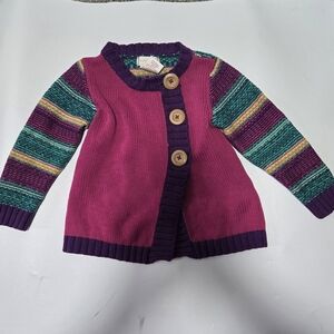 Vintage Savannah Girls Cardigan Size 2T Colorful Fun Cute